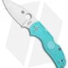 Spyderco Native 5 Lightweight Lockback Knife Teal FRN (3" Satin S90V) C41PTBL5 -Spyderco Sales Spyderco Native 5 Lightweight Lockback Knife Teal FRN 3 Satin S90V C41PTBL5 BHQ 116977 LS 2