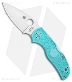 Spyderco Native 5 Lightweight Lockback Knife Teal FRN (3" Satin S90V) C41PTBL5