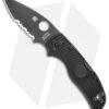 Spyderco Native 5 Lightweight S30V Lockback Knife FRN (3" Black Serr) C41PSBBK5 -Spyderco Sales Spyderco Native 5 Lightweight S30V LB FRN Black Serr C41PSBBK5 BHQ 30201 jr