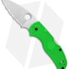 Spyderco Native 5 Salt Lockback Knife Green FRN (3" Satin LC200N Serr) C41SGR5 2 Spyderco Native 5 Salt Lockback Knife Green FRN (3" Satin LC200N Serr) C41SGR5 -Spyderco Sales Spyderco Native 5 Salt LB Green FRN Satin Serr BHQ 145693 jr