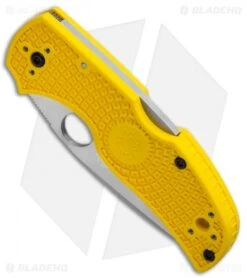Spyderco Native 5 Salt Lockback Knife Yellow FRN (3" Satin Full Serr) C41SYL5 7 Spyderco Native 5 Salt Lockback Knife Yellow FRN (3" Satin Full Serr) C41SYL5 -Spyderco Sales Spyderco Native 5 Salt LB Yellow FRN Serr C41SYL5 BHQ 92692 jr spine