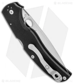 Spyderco Native Chief Lockback Knife Black G-10 (4.08" Satin) C244GP -Spyderco Sales Spyderco Native Chief LB Black G 10 Satin C244GP BHQ 97435 jr side