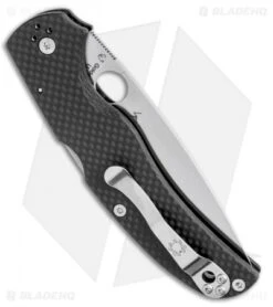 Spyderco Native Chief Lockback Knife Carbon Fiber (4.08" Satin S90V) C244CF90VP -Spyderco Sales Spyderco Native Chief Lockback Knife Carbon Fiber 4.08 Satin S90V C244CF90VP BHQ 112414 LS Side