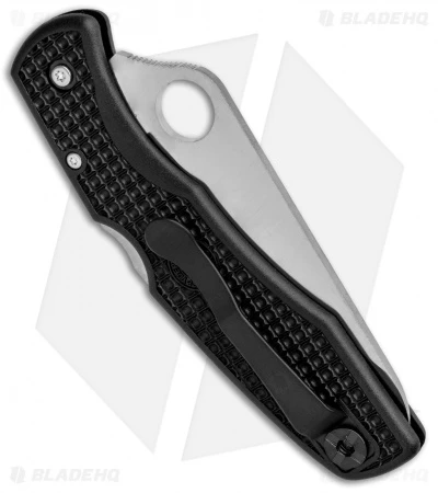Spyderco Pacific Salt H-1 Knife C91PBK Black FRN (3.81" Satin) 4 Spyderco Pacific Salt H-1 Knife C91PBK Black FRN (3.81" Satin) - Image 2