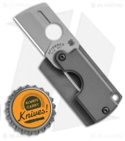 Spyderco Panchenko Dog Tag Folder Gen4 Knife (1.19" Stonewash) C188ALP -Spyderco Sales Spyderco Panchenko Dog Tag folder Gen4 sw BHQ 71328 er jr bottlecap