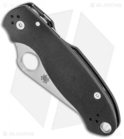 Spyderco Para 3 Compression Lock Knife Black G-10 (3" Stonewash) C223GP -Spyderco Sales Spyderco Para 3 Compression Lock Black G 10 SW C223GP BHQ 50648 jr spine