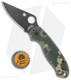 Spyderco Para 3 Compression Lock Knife Digi Camo G-10 (3" Black) C223GPCMOBK -Spyderco Sales Spyderco Para 3 Compression Lock Digi Camo G 10 Black C223GPCMOBK BHQ 67322 jr bottlecap