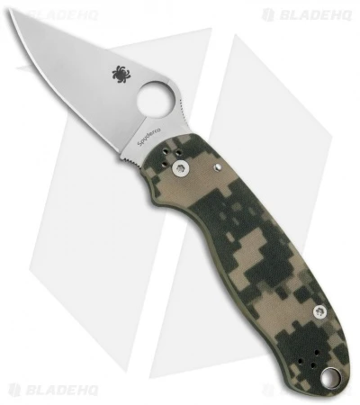Spyderco Para 3 Compression Lock Knife Digi Camo G-10 (3" Satin) C223GPCMO 3 Spyderco Para 3 Compression Lock Knife Digi Camo G-10 (3" Satin) C223GPCMO