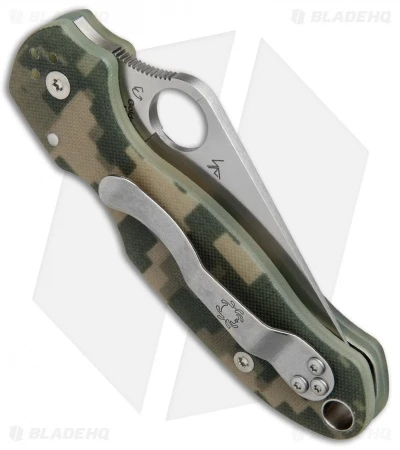 Spyderco Para 3 Compression Lock Knife Digi Camo G-10 (3" Satin) C223GPCMO 5 Spyderco Para 3 Compression Lock Knife Digi Camo G-10 (3" Satin) C223GPCMO - Image 3
