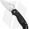 Spyderco Para 3 Lightweight Compression Lock Folding Knife Black FRN (3" Serr) 1 Spyderco Para 3 Lightweight Compression Lock Folding Knife Black FRN (3" Serr) -Spyderco Sales Spyderco Para 3 Lightweight Compression Black FRN Serr C223SBK BHQ 93617 jr