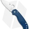 Spyderco Para 3 Lightweight Compression Lock Knife Blue (3" Satin SPY27) -Spyderco Sales Spyderco Para 3 Lightweight Compression LB Blue Satin C223PCBL BHQ 106189 jr