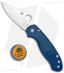 Spyderco Para 3 Lightweight Compression Lock Knife Blue (3" Satin SPY27) 9 Spyderco Para 3 Lightweight Compression Lock Knife Blue (3" Satin SPY27) -Spyderco Sales Spyderco Para 3 Lightweight Compression LB Blue Satin C223PCBL BHQ 106189 jr bottlecap