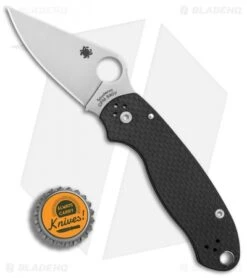 Spyderco Para 3 Sprint Run Knife Carbon Fiber (3" Satin S90V) C223CF90VP -Spyderco Sales Spyderco Para 3 Sprint Run CF Satin S90V BHQ 71265 er bottlecap