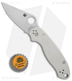 Spyderco Para 3 Sprint Run Knife Gray G-10 (3" Satin Cru-Wear) C223GPGYCW 9 Spyderco Para 3 Sprint Run Knife Gray G-10 (3" Satin Cru-Wear) C223GPGYCW -Spyderco Sales Spyderco Para 3 Sprint Run gray G10 satin CRU Wear BHQ 71266 er bottlecap