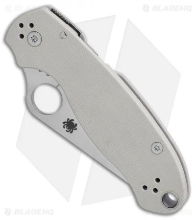 Spyderco Para 3 Sprint Run Knife Gray G-10 (3" Satin Cru-Wear) C223GPGYCW 5 Spyderco Para 3 Sprint Run Knife Gray G-10 (3" Satin Cru-Wear) C223GPGYCW - Image 3