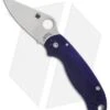 Spyderco Para 3 Compression Lock Knife Dark Blue G-10 (3" Satin S110V) C223GPDBL -Spyderco Sales Spyderco Para 3 dark blue G10 satin S110V BHQ 71251 er 2