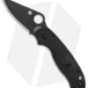 Spyderco Para 3 Lightweight Compression Lock Folding Knife Black LW (3" Black) -Spyderco Sales Spyderco Para3 Lightweight Compression Lock Black FRN Black C223PBBK BHQ 102052 jr