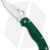 Spyderco Paramilitary 2 Compression Lock Knife Green Aluminum (3.4" Satin) BHQ -Spyderco Sales Spyderco Paramilitary 2 Green Aluminum Satin C81ALPGR2 BHQ 137718 jr