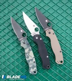 Spyderco Paramilitary 2 Compression Lock Knife G-10 (3.4" Satin S45VN) C81GP2 19 Spyderco Paramilitary 2 Compression Lock Knife G-10 (3.4" Satin S45VN) C81GP2 -Spyderco Sales Spyderco Paramilitary 2 Knife Digi Camo G 10 Black S30V C81GPCMOBK2 BHQ 8740 kp agua web 2