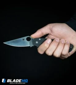 Spyderco Paramilitary 2 Knife OD Green G-10 (3.4" Black) C81GPGRBK2 13 Spyderco Paramilitary 2 Knife OD Green G-10 (3.4" Black) C81GPGRBK2 -Spyderco Sales Spyderco Paramilitary 2 Knife G 10 Satin S30V C81GP2 BHQ 7920 kp in hand web 9