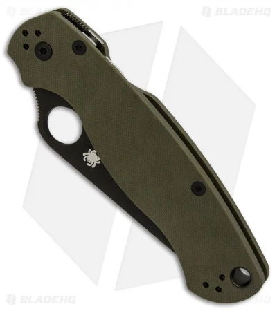Spyderco Paramilitary 2 Knife OD Green G-10 (3.4" Black) C81GPGRBK2 5 Spyderco Paramilitary 2 Knife OD Green G-10 (3.4" Black) C81GPGRBK2 - Image 3