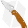 Spyderco Paramilitary 2 Knife Orange Aluminum Waves (3.4" Satin BD1N) C81ALPOR2 -Spyderco Sales Spyderco Paramilitary 2 Orange Aluminum Satin BHQ 137753 jr