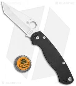 Spyderco Paramilitary 2 Exclusive Tanto Compression Lock Knife G-10 (3.4" Satin) -Spyderco Sales Spyderco Paramilitary 2 Tanto G 10 Satin Exclusive C81GPT2 BHQ 99292 jr bottlecap