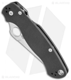 Spyderco Paramilitary 2 Exclusive Tanto Compression Lock Knife G-10 (3.4" Satin) -Spyderco Sales Spyderco Paramilitary 2 Tanto G 10 Satin Exclusive C81GPT2 BHQ 99292 jr spine