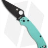 Spyderco Paramilitary 2 Compression Lock Knife Teal G-10 (3.4" Black S90V) 2 Spyderco Paramilitary 2 Compression Lock Knife Teal G-10 (3.4" Black S90V) -Spyderco Sales Spyderco Paramilitary 2 Teal G 10 Black BHQ 174039 jr