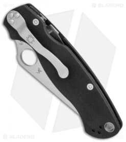 Spyderco Paramilitary 2 Left Handed Knife G-10 (3.4" Satin S45VN) C81GPLE2 -Spyderco Sales Spyderco Paramilitary 2 left handed G 10 satin C81GPLE2 BHQ 50821 er side 2