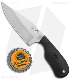 Spyderco Perrin Subway Bowie Fixed Blade Knife FRN (2.5" Satin) -Spyderco Sales Spyderco Perrin Subway Bowie Fixed Blade FRN Satin BHQ 145714 jr bottlecap