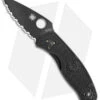 Spyderco Persistence Lightweight Liner Lock Black (2.75" Black Full Serr) 2 Spyderco Persistence Lightweight Liner Lock Black (2.75" Black Full Serr) -Spyderco Sales Spyderco Persistence Lightweight LL Black Black Full Serr BHQ 142575 jr