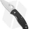 Spyderco Persistence Lightweight Liner Lock Black (2.75" Satin Serr) C136SBK 2 Spyderco Persistence Lightweight Liner Lock Black (2.75" Satin Serr) C136SBK -Spyderco Sales Spyderco Persistence Lightweight LL Black Satin Full Serr jr