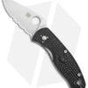 Spyderco Persistence Lightweight Liner Lock Black (2.75" Satin Serr) C136PSBK 2 Spyderco Persistence Lightweight Liner Lock Black (2.75" Satin Serr) C136PSBK -Spyderco Sales Spyderco Persistence Lightweight LL Black Satin Serr BHQ 139718 jr 2