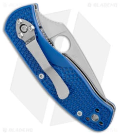 Spyderco Persistence Lightweight Liner Lock Knife Blue FRN (2.75" Satin S35VN) -Spyderco Sales Spyderco Persistence Lightweight LL Blue FRN Satin BHQ 145699 jr side