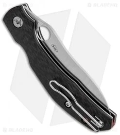 Spyderco Phillips Kapara Compression Lock Knife Carbon Fiber (3.5" Satin) -Spyderco Sales Spyderco Phillips Kapara Compression Lock CF Satin C241CFP BHQ 82800 jr side