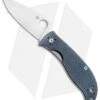 Spyderco Polestar Liner Lock Knife Gray G-10 (3.3" Satin) C220GPGY -Spyderco Sales Spyderco Polestar LL Gray G 10 C220GPGY BHQ 50832 jr 2