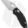 Spyderco Q-Ball Bearing Lock Knife Black G-10 (2.72" Satin) C219GP