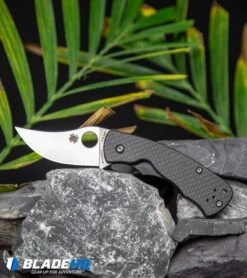 Spyderco Reinhold Rhino Compression Lock Knife CF/G-10 (2.3" Satin) C210CFP -Spyderco Sales Spyderco Reinhold Rhino Compression Lock Knife CF G 10 Satin C210CFP BHQ 36439 kp rocks palms web