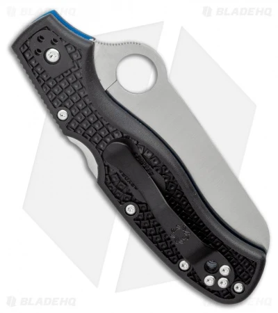 Spyderco Rescue 3 Thin Blue Line Knife Black FRN (3.6" Serr Satin) C14FSBKBL3 5 Spyderco Rescue 3 Thin Blue Line Knife Black FRN (3.6" Serr Satin) C14FSBKBL3 - Image 3