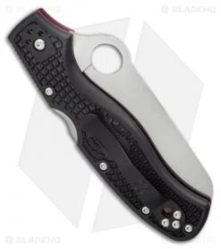Spyderco Rescue 3 Thin Red Line Knife Black FRN (3.6" Serr Satin) C14FSBKRD3 7 Spyderco Rescue 3 Thin Red Line Knife Black FRN (3.6" Serr Satin) C14FSBKRD3 -Spyderco Sales Spyderco Rescue 3 Thin Red Line Knife Black FRN 3.6 Serr Satin C14FSBKRD3 BHQ 125864 LS Side