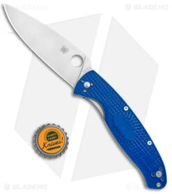 Spyderco Resilience Lightweight Liner Lock Knife Blue FRN (4.25" Satin) C142PBL 9 Spyderco Resilience Lightweight Liner Lock Knife Blue FRN (4.25" Satin) C142PBL -Spyderco Sales Spyderco Resilience Lightweight LL Blue FRN Satin C142PBL BHQ 125854 jr bottlecap