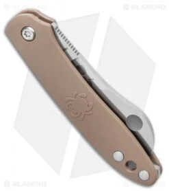 Spyderco Roadie Slip Joint Knife Brown FRN (2.1" Satin) C189PBN -Spyderco Sales Spyderco Roadie Slip Joint Knife Brown FRN 2.1 Satin C189PBN BHQ 121037 LS Side