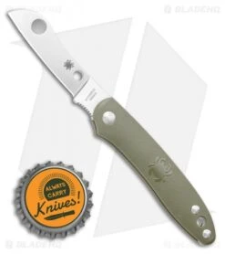 Spyderco Roadie Slip Joint Knife Olive Green FRN (2.1" Satin) C189PGR 9 Spyderco Roadie Slip Joint Knife Olive Green FRN (2.1" Satin) C189PGR -Spyderco Sales Spyderco Roadie Slip Joint Knife Olive Green FRN 2.1 Satin C189PGR BHQ 121038 LS Bottlecap