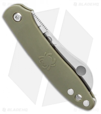 Spyderco Roadie Slip Joint Knife Olive Green FRN (2.1" Satin) C189PGR 5 Spyderco Roadie Slip Joint Knife Olive Green FRN (2.1" Satin) C189PGR - Image 3