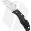 Spyderco RockJumper Lockback Knife FRN (2.83" Satin Serr VG-10) C254SBK -Spyderco Sales Spyderco RockJumper Lockback Knife FRN 2.83 Satin Serr VG 10 C254SBK BHQ 112402 LS