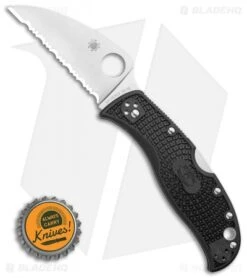 Spyderco RockJumper Lockback Knife FRN (2.83" Satin Serr VG-10) C254SBK 9 Spyderco RockJumper Lockback Knife FRN (2.83" Satin Serr VG-10) C254SBK -Spyderco Sales Spyderco RockJumper Lockback Knife FRN 2.83 Satin Serr VG 10 C254SBK BHQ 112402 LS Bottlecap