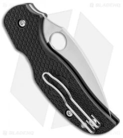 Spyderco Sage 5 Lightweight Compression Lock Knife FRN (3" Satin) C123PBK -Spyderco Sales Spyderco Sage 5 Lightweight Compression Lock FRN Satin C123PBK BHQ 97437 jr side