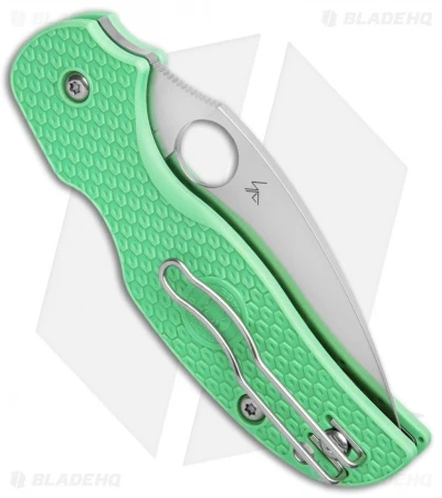 Spyderco Sage 5 Lightweight Compression Lock Knife Mint FRN (3" Satin M4) BHQ 5 Spyderco Sage 5 Lightweight Compression Lock Knife Mint FRN (3" Satin M4) BHQ - Image 3