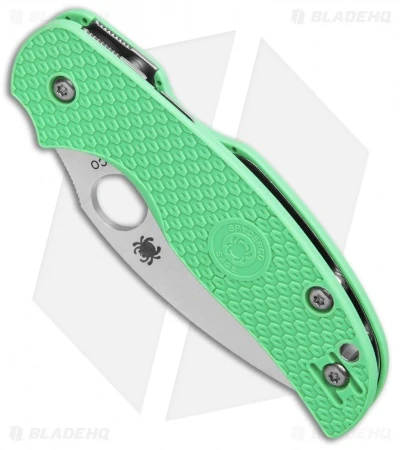 Spyderco Sage 5 Lightweight Compression Lock Knife Mint FRN (3" Satin M4) BHQ 4 Spyderco Sage 5 Lightweight Compression Lock Knife Mint FRN (3" Satin M4) BHQ - Image 2